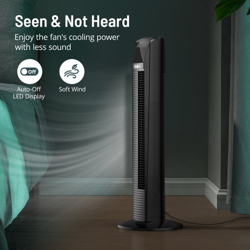 Taotronics Tower Fan, 36”oscillating Bladeless Fans With Remote, Quiet